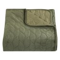 Narzuta dekoracyjna 170x210 Verde zielona welurowa liście dwustronna Darymex Narzuta dekoracyjna 170x210 Verde zielona welurowa liście dwustronna Darymex