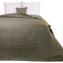 Narzuta dekoracyjna 170x210 Verde zielona welurowa liście dwustronna Darymex Narzuta dekoracyjna 170x210 Verde zielona welurowa liście dwustronna Darymex