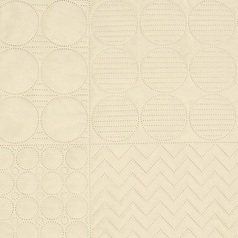 Narzuta dekoracyjna 200x220 Elegant kremowa welurowa geometryczna dwustronna Darymex Narzuta dekoracyjna 200x220 Elegant kremowa welurowa geometryczna dwustronna Darymex
