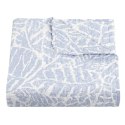 Narzuta dekoracyjna 240x220 Remo niebieska liście Darymex Narzuta dekoracyjna 240x220 Remo niebieska liście Darymex