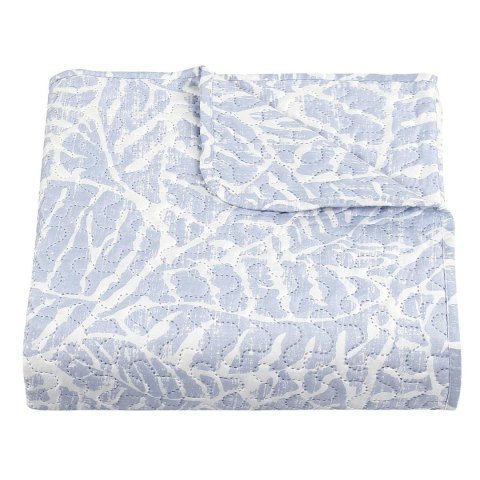 Narzuta dekoracyjna 240x220 Remo niebieska liście Darymex Narzuta dekoracyjna 240x220 Remo niebieska liście Darymex
