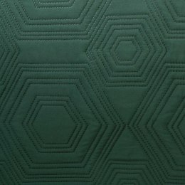Narzuta dekoracyjna 240x220 Tara zielona ciemna różowa pudrowa welurowa dwustronna Darymex