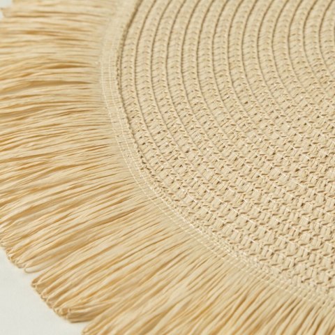 Podkładka na stół Boho 1 beżowa średnica 38 Eurofirany Podkładka na stół Boho 1 beżowa średnica 38 Eurofirany