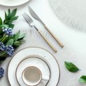 Podkładka na stół Boho 1 srebrna średnica 38 Eurofirany Podkładka na stół Boho 1 srebrna średnica 38 Eurofirany
