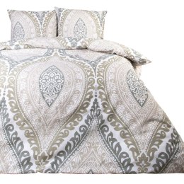 Pościel bawełniana 160x200 beżowa ornamenty 71476/1 Cottonlove 6