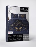 Pościel bawełniana 160x200 granatowa ornamenty 4104 A Holland 129 Pościel bawełniana 160x200 granatowa ornamenty 4104 A Holland 129