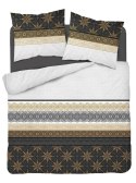 Pościel bawełniana 220x200 glamour ornamenty grafitowa złota 3835 A Bawełna 88 Pościel bawełniana 220x200 glamour ornamenty grafitowa złota 3835 A Bawełna 88