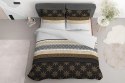 Pościel bawełniana 220x200 glamour ornamenty grafitowa złota 3835 A Bawełna 88 Pościel bawełniana 220x200 glamour ornamenty grafitowa złota 3835 A Bawełna 88