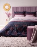 Pościel bawełniana 220x200 glamour ornamenty granatowa pudrowa 3835 B Bawełna 88