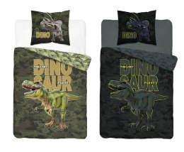 Pościel świecąca w ciemności 160x200 dinozaur 4030 A bawełniana Fluo 133