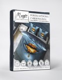 Pościel z mikrofibry 3D 160x200 niebieska twarz 4181 A mikro 07 Pościel z mikrofibry 3D 160x200 niebieska twarz 4181 A mikro 07