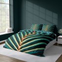 Pościel z mikrofibry 3D 160x200 zielona liście 4189 A mikro 07 Pościel z mikrofibry 3D 160x200 zielona liście 4189 A mikro 07