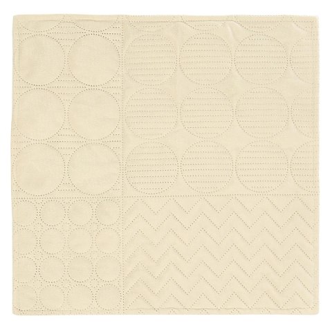 Poszewka dekoracyjna 40x40 Elegant kremowa welurowa geometryczna dwustronna Darymex Poszewka dekoracyjna 40x40 Elegant kremowa welurowa geometryczna dwustronna Darymex