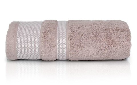 Ręcznik 50x90 Carlo pudrowy różowy frotte bawełniany 550g/m2 Detexpol Ręcznik 50x90 Carlo pudrowy różowy frotte bawełniany 550g/m2 Detexpol
