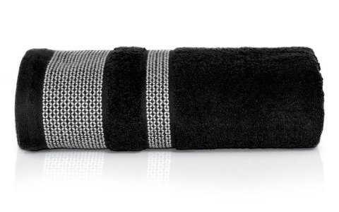 Ręcznik 70x140 Carlo czarny frotte bawełniany 550g/m2 Detexpol Ręcznik 70x140 Carlo czarny frotte bawełniany 550g/m2 Detexpol