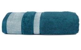 Ręcznik 70x140 Carlo turkusowy ciemny frotte bawełniany 550g/m2 Detexpol