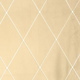 Zasłona 140x250 Margo beżowa welurowa gotowa na przelotkach Pierre Cardin