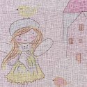 Zasłona 140x250 Polly różowa elfy do pokoju dziewczynki gotowa na przelotkach Eurofirany Zasłona 140x250 Polly różowa elfy do pokoju dziewczynki gotowa na przelotkach Eurofirany