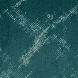 Zasłona 140x270 Adria turkusowa ciemna welurowa na taśmie Eurofirany