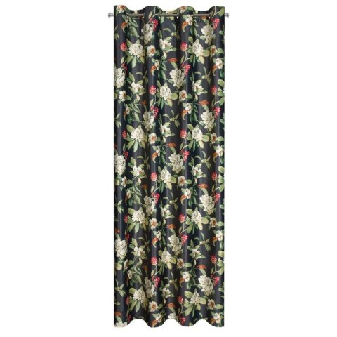 Zasłona gotowa alea 140x250 cm czarny Zasłona gotowa alea 140x250 cm czarny