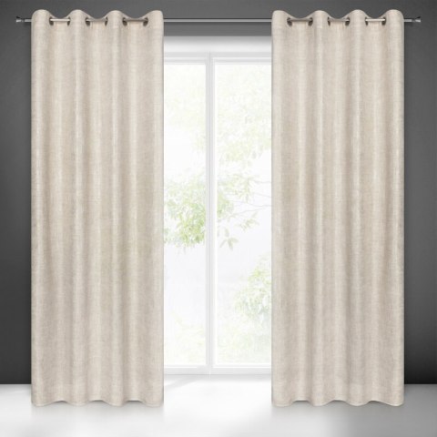 Zasłona gotowa blanka 140x250 cm beżowy Zasłona gotowa blanka 140x250 cm beżowy
