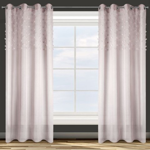 Zasłona gotowa d91 stella 140x250 cm pudrowy