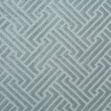 Zasłona 140x250 Isla stalowa gotowa na przelotkach welurowa z żakardowym geometrycznym wzorem Zasłona 140x250 Isla stalowa gotowa na przelotkach welurowa z żakardowym geometrycznym wzorem
