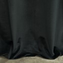 Zasłona 140x250 Jasper czarna z taśmą z cekinami welurowa gotowa na przelotkach Eurofirany Zasłona 140x250 Jasper czarna z taśmą z cekinami welurowa gotowa na przelotkach Eurofirany