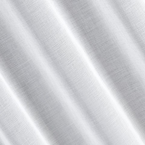 Firana 140x150 Lana biała gładka gotowa na przelotkach Eurofirany Firana 140x150 Lana biała gładka gotowa na przelotkach Eurofirany