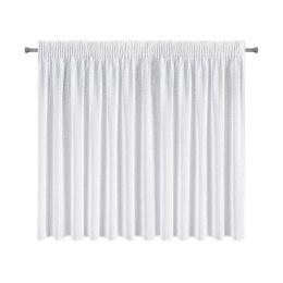 Firana gotowa nadine na taśmie 400x145 cm biały