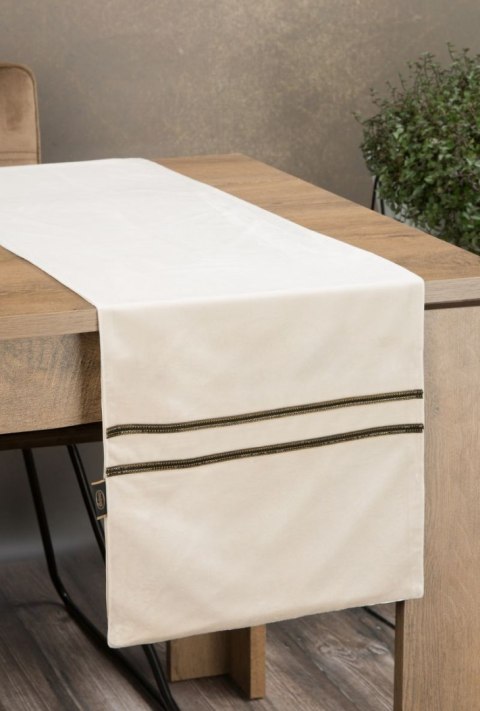 Obrus glen 4 35x140 cm kremowy Obrus glen 4 35x140 cm kremowy