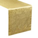Obrus royal 3 35 x 180 cm złoty Obrus royal 3 35 x 180 cm złoty