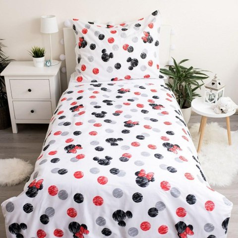 Pościel bawełniana 140x200 Miki i Mini Love 04 poszewka 70x90 Pościel bawełniana 140x200 Miki i Mini Love 04 poszewka 70x90