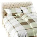 Pościel flanelowa 220x200 Krata beżowa Pościel flanelowa 220x200 Krata beżowa