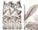 Pościel satynowa 140x200 Palm & Co beżowa liście z jedną poszewką Gold Line 1 Pościel satynowa 140x200 Palm & Co beżowa liście z jedną poszewką Gold Line 1