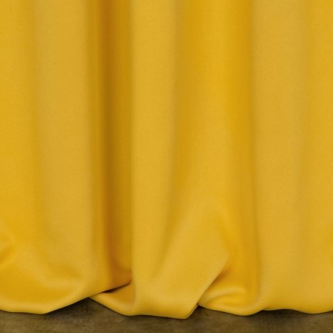 Zasłona 135x270 Logan musztardowa gotowa na taśmie Eurofirany Zasłona 135x270 Logan musztardowa gotowa na taśmie Eurofirany