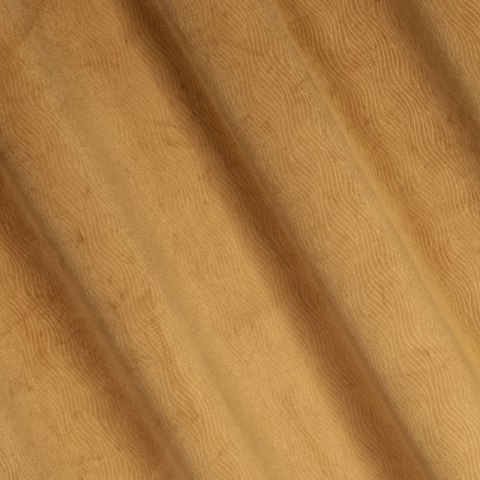 Zasłona 140x250 Lili złota welurowa gotowa na przelotkach Eurofirany Zasłona 140x250 Lili złota welurowa gotowa na przelotkach Eurofirany