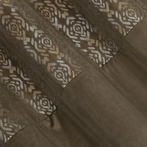 Zasłona 140x250 Liza beżowa welurowa gotowa na przelotkach Eurofirany Zasłona 140x250 Liza beżowa welurowa gotowa na przelotkach Eurofirany