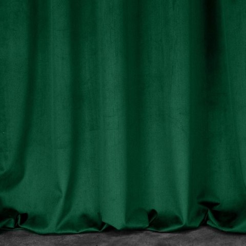 Zasłona 140x300 Madlen zielona welurowa gotowa na taśmie Eurofirany Zasłona 140x300 Madlen zielona welurowa gotowa na taśmie Eurofirany
