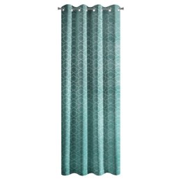 Zasłona gotowa mandi 140x250 cm turkusowy