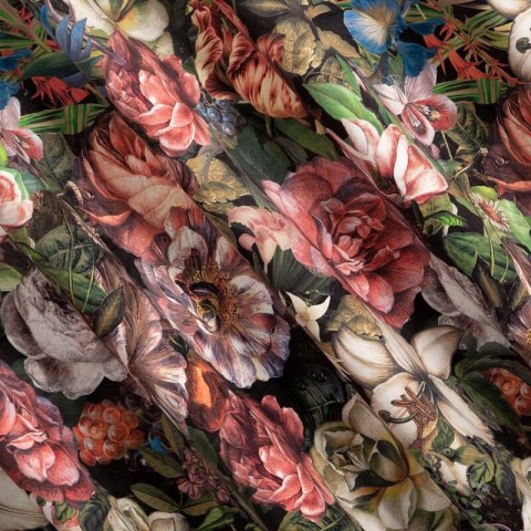 Zasłona gotowa peonia na taśmie 140x270 cm bordowy Zasłona gotowa peonia na taśmie 140x270 cm bordowy