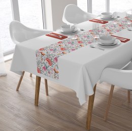 Bieżnik obrus 45x140 kolorowy kwiaty 4131 A Panama 17