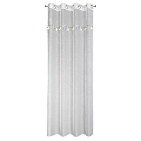 Firana 140x250 Kids 2 kremowa z kolorową aplikacją dla dzieci gotowa na przelotkach Eurofirany Firana 140x250 Kids 2 kremowa z kolorową aplikacją dla dzieci gotowa na przelotkach Eurofirany