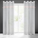 Firana 140x250 Moon 1 biała z kolorową aplikacją dla dzieci gotowa na przelotkach Eurofirany Firana 140x250 Moon 1 biała z kolorową aplikacją dla dzieci gotowa na przelotkach Eurofirany