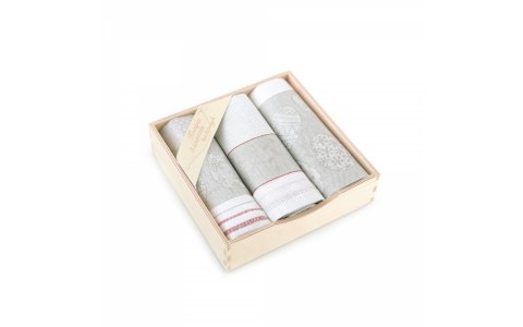 Komplet ścierek kuchennych Pascha 3 szt rudy biały 9113/2 w drewnianym pudełku Zwoltex 22 Komplet ścierek kuchennych Pascha 3 szt rudy biały 9113/2 w drewnianym pudełku Zwoltex 22