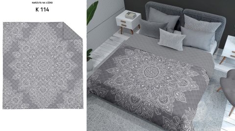 Narzuta dekoracyjna 170x210 Rozeta szara K 114 Holland 14 Narzuta dekoracyjna 170x210 Rozeta szara K 114 Holland 14