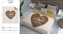 Narzuta dekoracyjna 170x210 Wild love serce beżowa K 109 Holland 14 Narzuta dekoracyjna 170x210 Wild love serce beżowa K 109 Holland 14