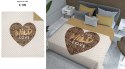 Narzuta dekoracyjna 170x210 Wild love serce beżowa K 109 Holland 14 Narzuta dekoracyjna 170x210 Wild love serce beżowa K 109 Holland 14