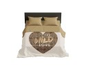 Narzuta dekoracyjna 170x210 Wild love serce beżowa K 109 Holland 14 Narzuta dekoracyjna 170x210 Wild love serce beżowa K 109 Holland 14