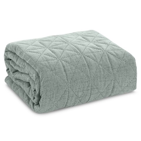 Narzuta dekoracyjna 220x240 Len 2 miętowa Eurofirany New Narzuta dekoracyjna 220x240 Len 2 miętowa Eurofirany New